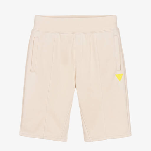 Guess-Beige Teen Jersey-Shorts (J) | Childrensalon Outlet