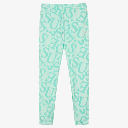 Guess-Зеленые джоггеры для девочек-подростков | Childrensalon Outlet