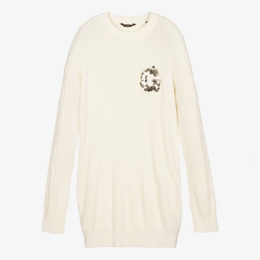 Guess-Teen Girls Ivory Sweater Dress | Childrensalon Outlet