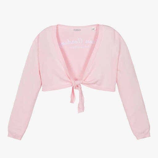 Guess-Розовый вязаный кардиган из вискозы | Childrensalon Outlet