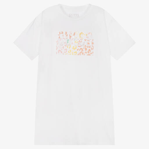 Guess-Teen Girls White Jersey Dress | Childrensalon Outlet