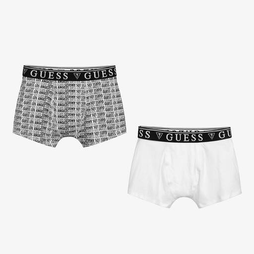 Guess-Teen Logo Boxer Set (2 Pack) | Childrensalon Outlet