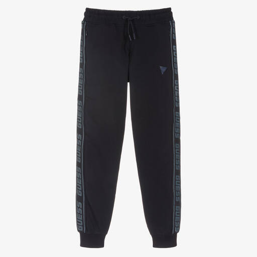Guess-Teen Navy Blue Tracksuit Joggers | Childrensalon Outlet