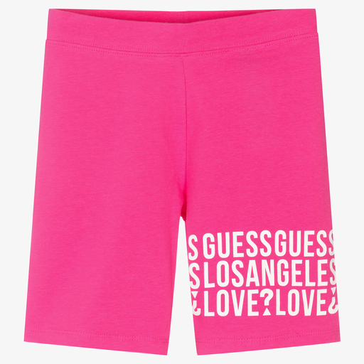 Guess-Розовые велосипедные шорты для подростков | Childrensalon Outlet