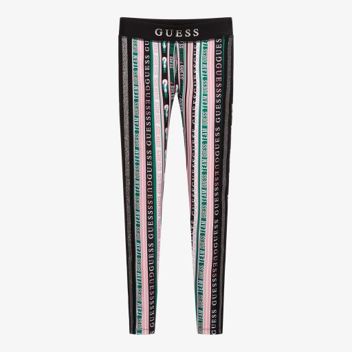 Guess-Teen Pink Logo Leggings | Childrensalon Outlet