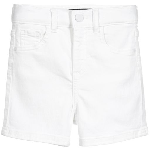 Guess-Белые шорты с высокой талией | Childrensalon Outlet