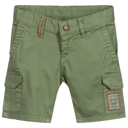 Hackett London-Boys Green Cargo Shorts | Childrensalon Outlet