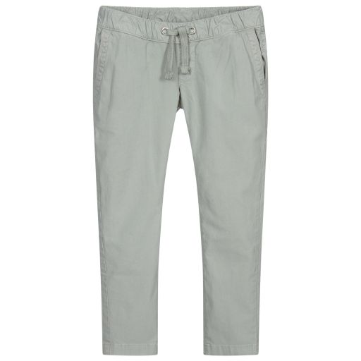Hackett London-Boys Grey Cotton Trousers | Childrensalon Outlet