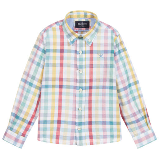 Hackett London-Boys Linen Shirt | Childrensalon Outlet