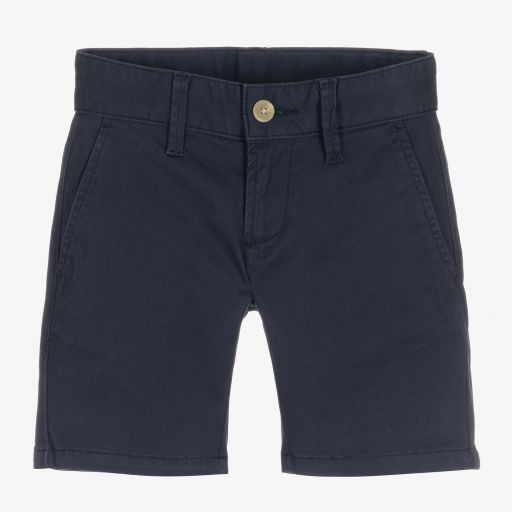 Hackett London-Short chino bleu marine Garçon | Childrensalon Outlet