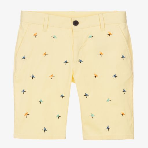 Hackett London-Teen Boys Yellow Shorts | Childrensalon Outlet