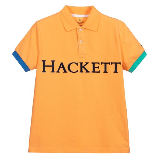 Hackett London-Polo orange Ado | Childrensalon Outlet