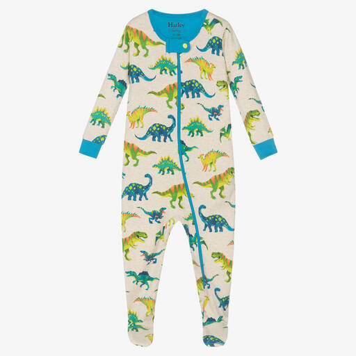 Hatley-بيبي غرو قطن جيرسي لون بيج للأولاد | Childrensalon Outlet