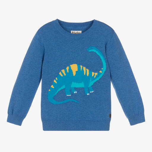 Hatley-Blauer Bronto Baumwollpullover | Childrensalon Outlet