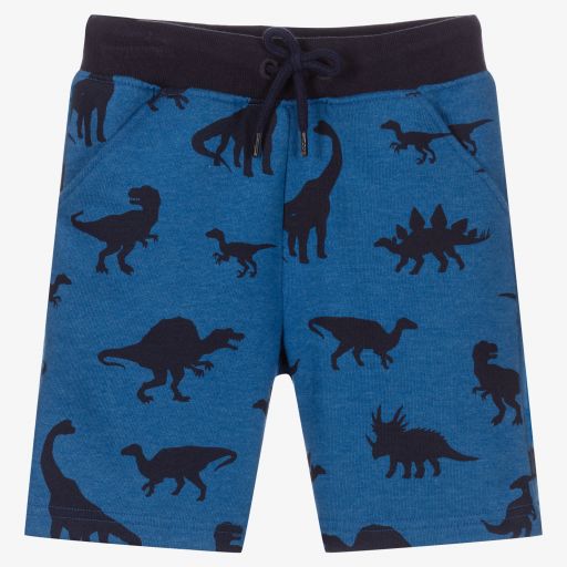 Hatley-Boys Blue Cotton Shorts | Childrensalon Outlet
