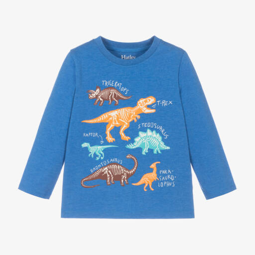 Hatley-Boys Cotton Dinosaur Long Sleeve Tee | Childrensalon Outlet