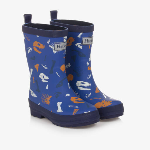 Hatley-Boys Dino Print Rubber Wellies | Childrensalon Outlet