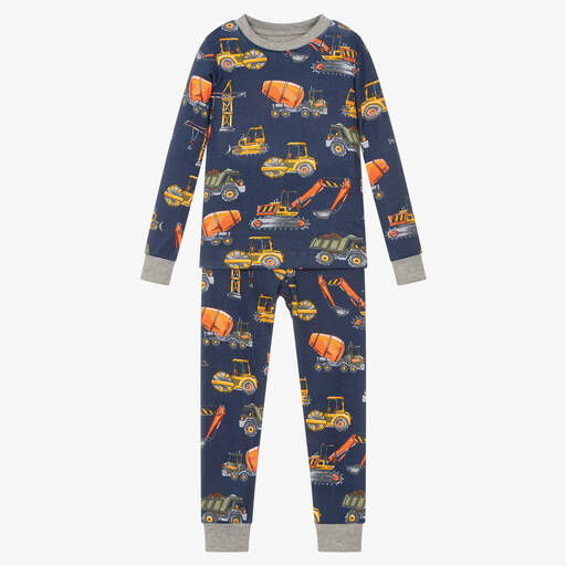 Hatley-Pyjama marine en coton Garçon  | Childrensalon Outlet