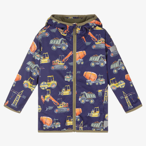 Hatley-Boys Navy Blue Raincoat | Childrensalon Outlet