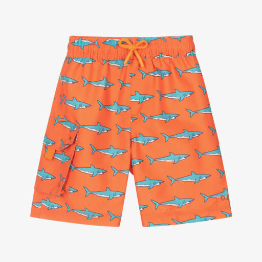 Hatley-Boys Vibrant Shark Print Swimwear | Childrensalon Outlet