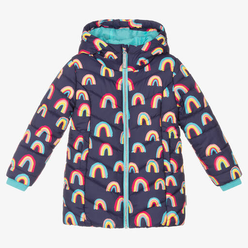 Hatley-Doudoune bleue à capuche fille | Childrensalon Outlet