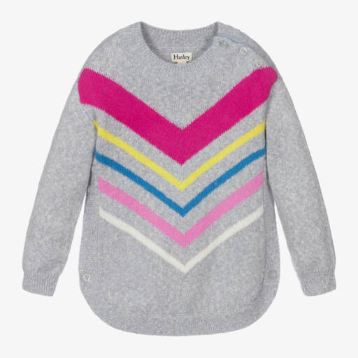 Hatley-Girls Chevron Knit Pullover | Childrensalon Outlet
