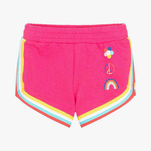 Hatley-Girls Fuchsia Pink Cotton Shorts | Childrensalon Outlet