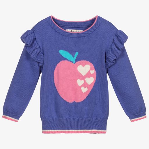 Hatley-Girls Lavender Blue Sweater | Childrensalon Outlet