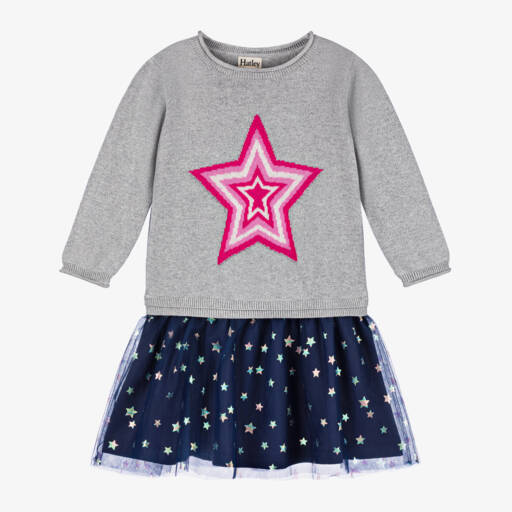 Hatley-فستان بلوفر لوريكس لون فضي | Childrensalon Outlet
