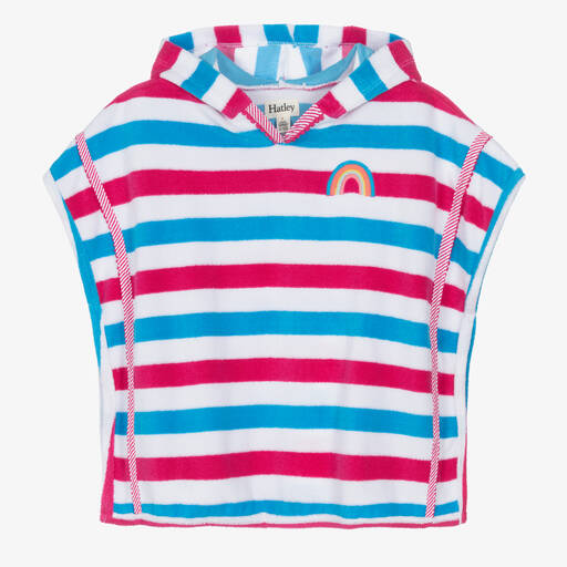 Hatley-Розово-голубое полотенце с капюшоном | Childrensalon Outlet
