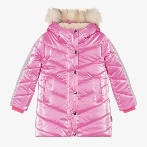 Hatley-Розовый пуховик со звездой | Childrensalon Outlet
