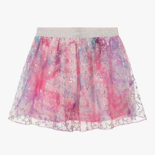 Hatley-تنورة تول مزينة بترتر لون زهري | Childrensalon Outlet