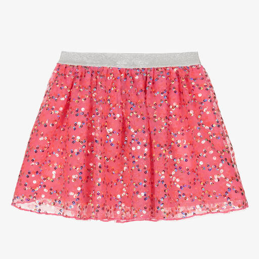 Hatley-Girls Pink Sequin Tulle Skirt | Childrensalon Outlet