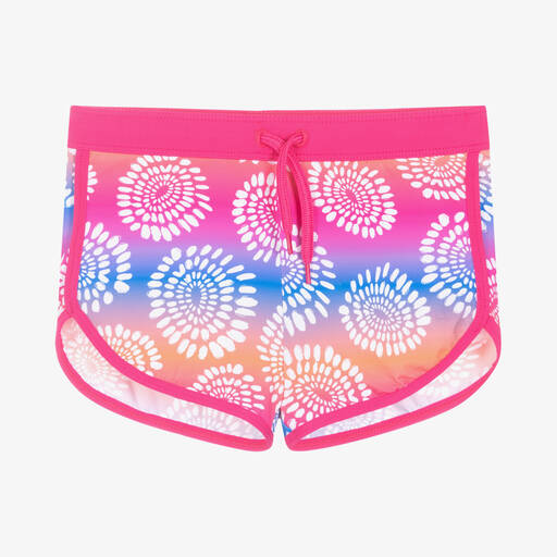 Hatley-Girls Pink Swim Shorts | Childrensalon Outlet