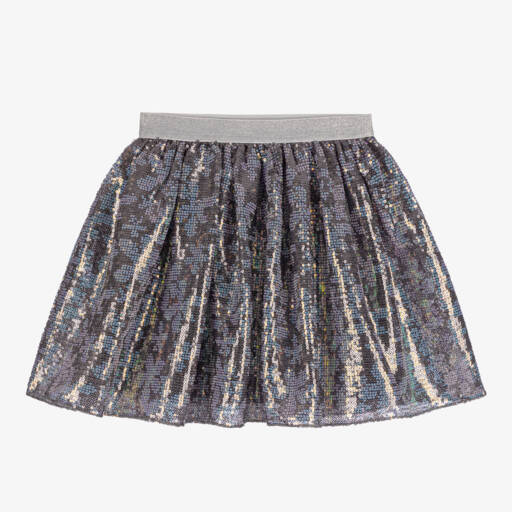 Hatley-Girls Shimmering Floral Sequin Skirt | Childrensalon Outlet