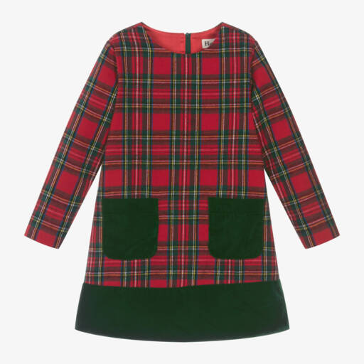 Hatley-Girls Tartan Cotton A-Line Dress | Childrensalon Outlet