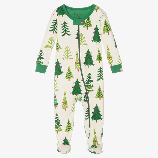 Hatley-Кремовый новогодний комбинезон из хлопка | Childrensalon Outlet