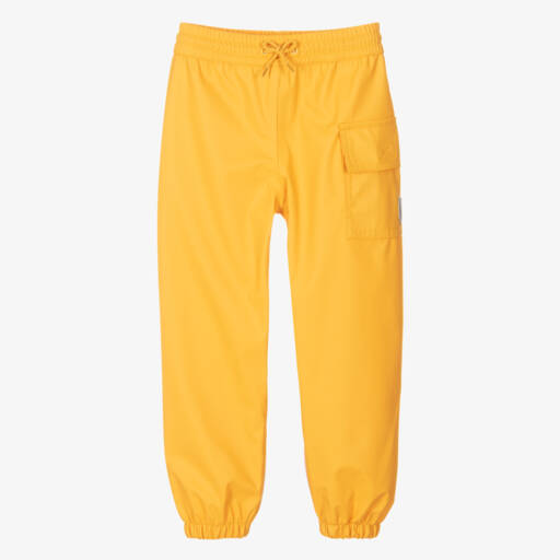 Hatley-Yellow Waterproof Trousers | Childrensalon Outlet