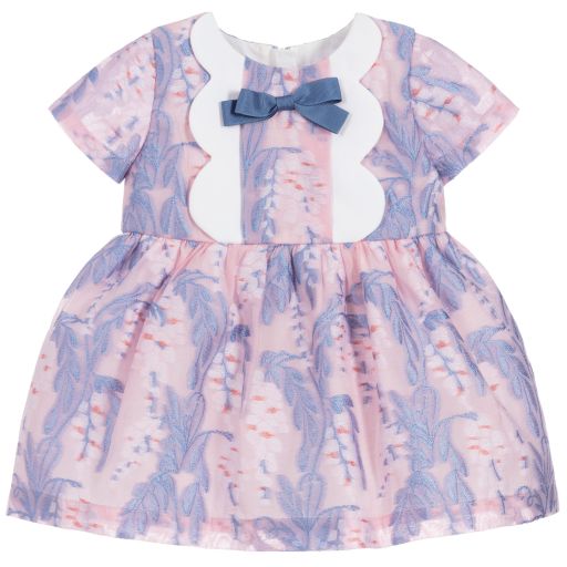 Hucklebones London-Pink & Purple Dress Set | Childrensalon Outlet