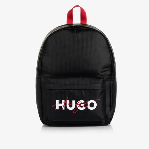 HUGO-Black Backpack (38cm) | Childrensalon Outlet