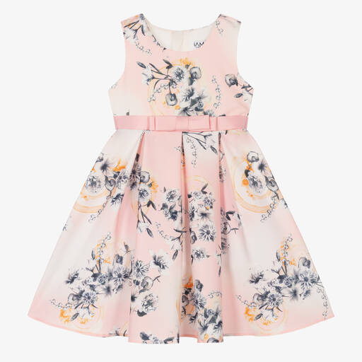 iAMe-Rosa Kleid mit Blumenmuster (M) | Childrensalon Outlet