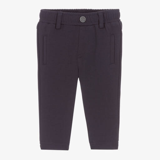 iDO Mini-Baby Boys Navy Blue Trousers | Childrensalon Outlet