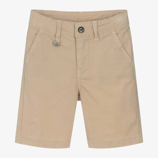 iDO Baby-Boys Beige Slim Fit Chino Shorts | Childrensalon Outlet