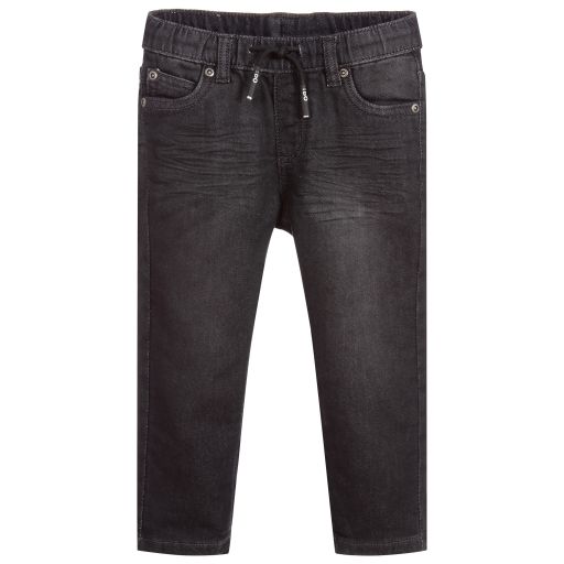 iDO Baby-Schwarze Jersey-Jeans für Jungen | Childrensalon Outlet