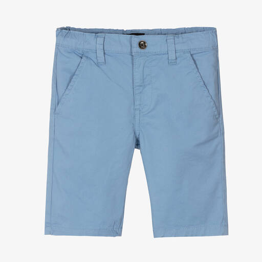 iDO Baby-Short chino bleu en coton garçon | Childrensalon Outlet