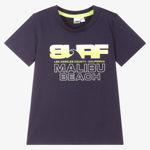 iDO Для младших-Boys Blue Cotton T-Shirt | Childrensalon Outlet