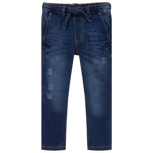 iDO Baby-Boys Blue Jersey Jeans | Childrensalon Outlet