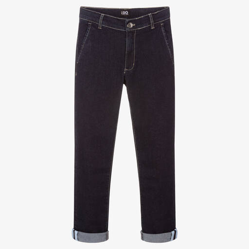 iDO Junior-Boys Blue Regular Denim Jeans | Childrensalon Outlet
