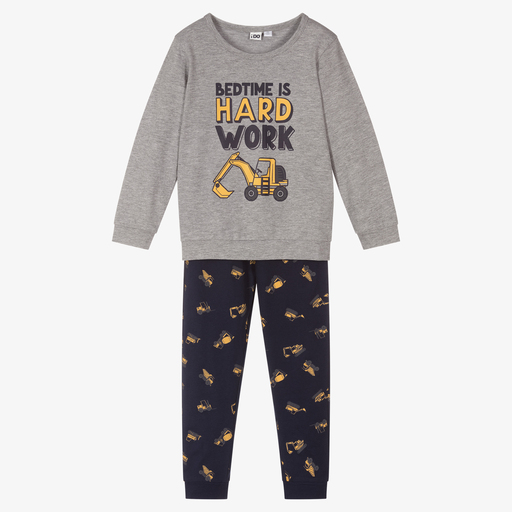 iDO Baby-Schlafanzug in Grau und Blau (J) | Childrensalon Outlet