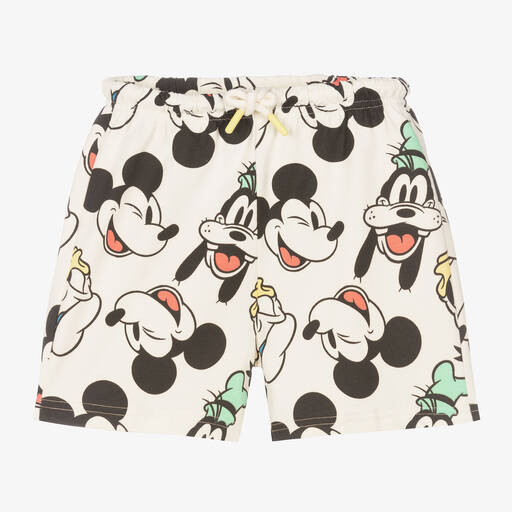 iDO Baby-Boys Ivory Cotton Disney Shorts | Childrensalon Outlet
